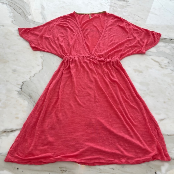 VITAMIN A CORAL TONE BEACH COVER-UP SIZE SMALL - Picture 6 of 14